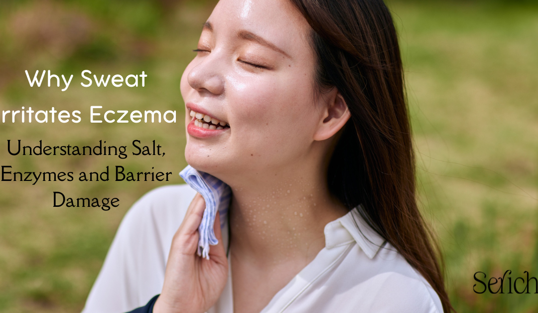 Skin barrier sweat irritates eczema